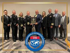 Renton Regional Fire Authority is now an Accredited Agency with the Commission on Fire Accreditation International. Courtesy image.