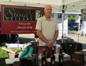 Perry Preston, owner of Stina’s Cellars. Photos by Annika Hauer