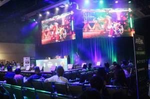 Gamers face off in a match of Tekken at PAX. Photo by Bailey Jo Josie/Sound Publishing.