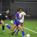Zoe Wong out-flanks the Renton keeper to score her second goal of the game. Ben Ray / The Reporter