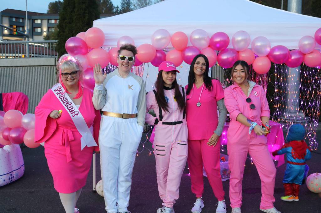 Barbies and Ken of the City of Renton. Photo by Bailey Jo Josie/Sound Publishing.