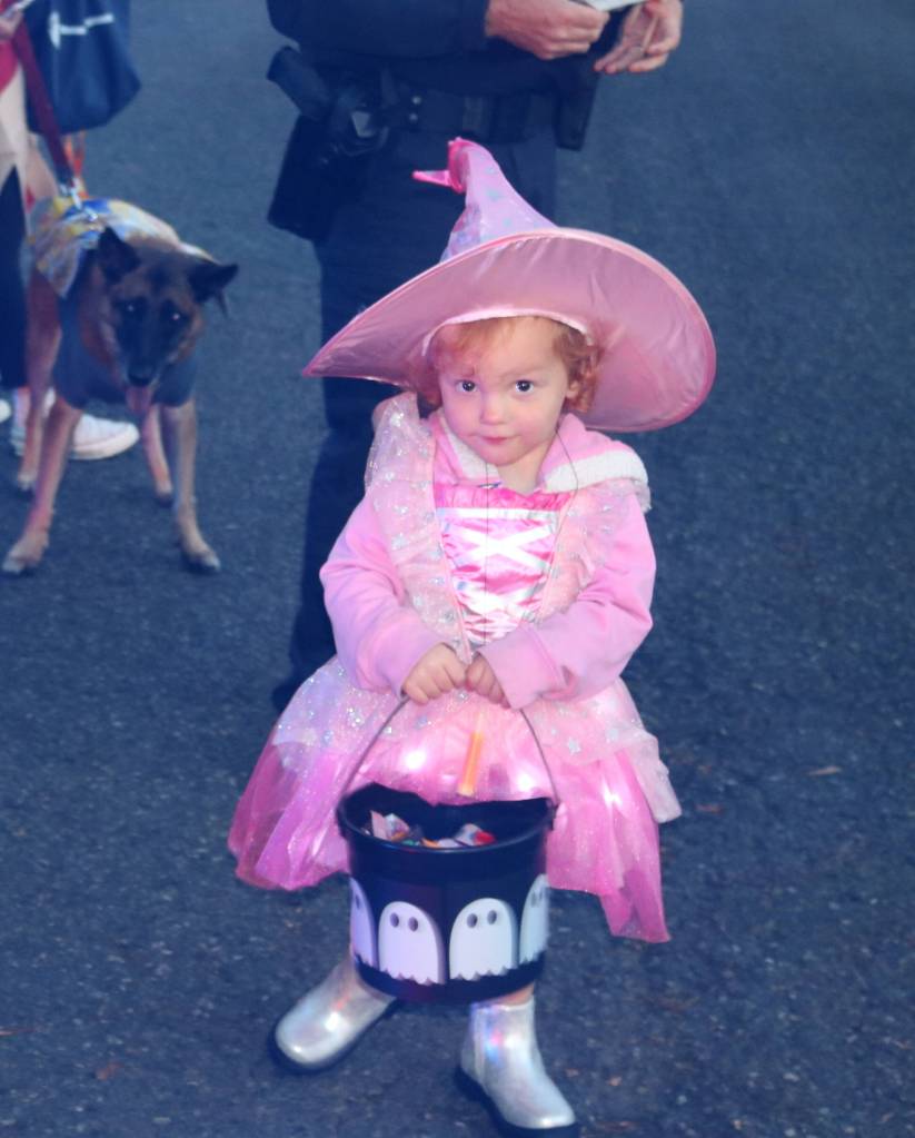 Little pink witch. Photo by Bailey Jo Josie/Sound Publishing.