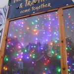 Folks could view the Sitka spruce and its decorations through clear plastic. Photo by Bailey Jo Josie/Sound Publishing.