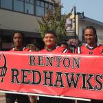 Photos by Bailey Jo Josie/Sound Publishing
Renton Redhawks in the River Days Parade.