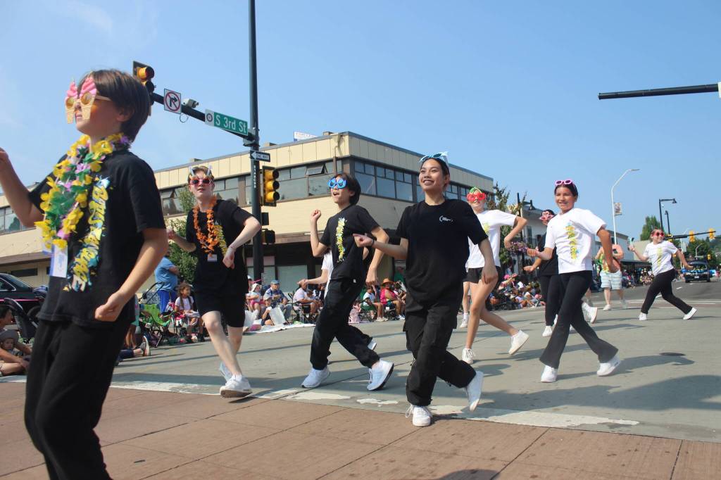 Body Language Studio students wow the crowd at the 2024 Renton River Days parade.