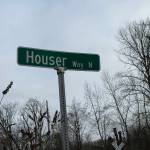 The Houser Way street sign. Photo by Drew Dotson/ Sound Publishing
