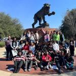 Twenty-eight Renton high schoolers across five schools visit Fort Valley State University, one of several Historically Black College and Universities that the group toured in February. Photo courtesy of Kirsten Thornton.