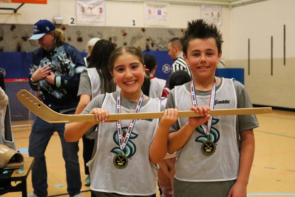Olivia Goewey and Jack Shephard were named MVPs of the game. Photo by Bailey Jo Josie/Sound Publishing.