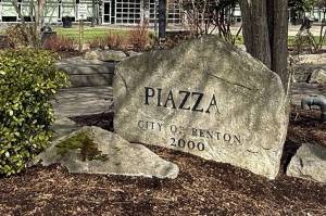 Piazza Park in downtown Renton will be renovated this year. Photo by Drew Dotson/Renton Reporter