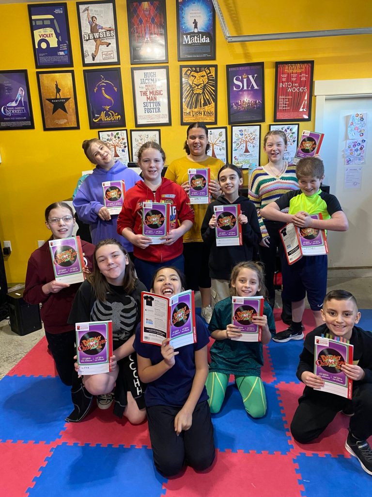 Partial company photo for the current production of The Drowsy Chaperone Jr. for the spring 2025 musical. Courtesy of Kettleworks Performing Arts.