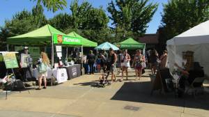 The Renton Farmers Market will be in a new temporary location this summer due to construction. File photo