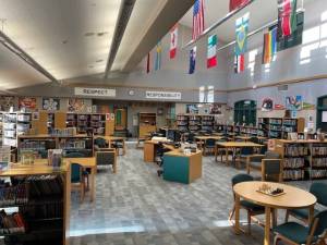 The McKnight Middle School Library in the Renton School District. Courtesy photo.