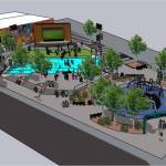 The Legacy Square will host events for the World Cup while also providing a last public space for events in Rentons downtown. Courtesy of the city of Renton