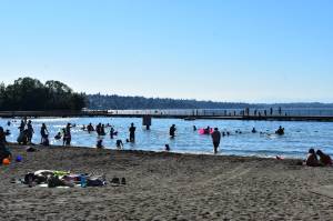 Gene Coulon Memorial Park Beach, July 2018. File photo