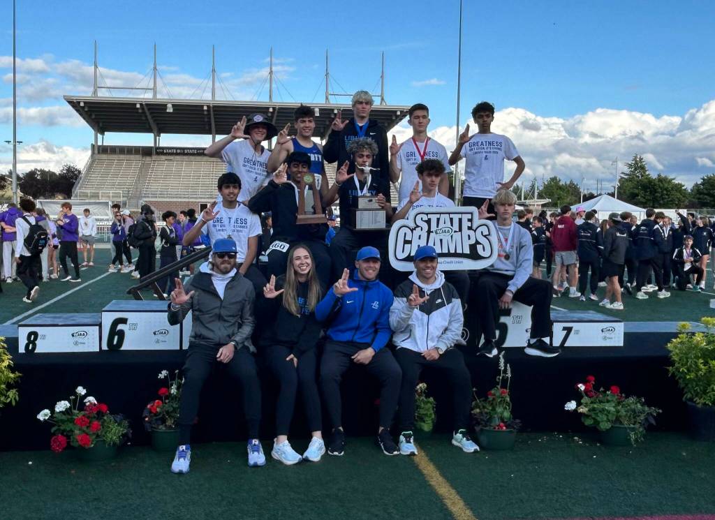 Liberty team photo after winning state title. Photo provided by Matt Stuart.