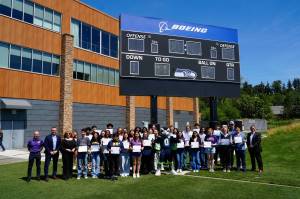 Washington State STEM Signing Day 2025 honorees in a group photo at a celebration event on June 6, at the Virginia Mason Athletic Center (VMAC) in Renton, WA. Courtesy photo.