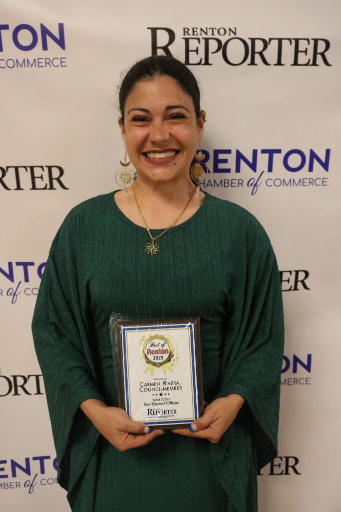 Renton City Councilmember Carmen Rivera was voted Best Elected Official. Photo by Bailey Jo Josie/Renton Reporter