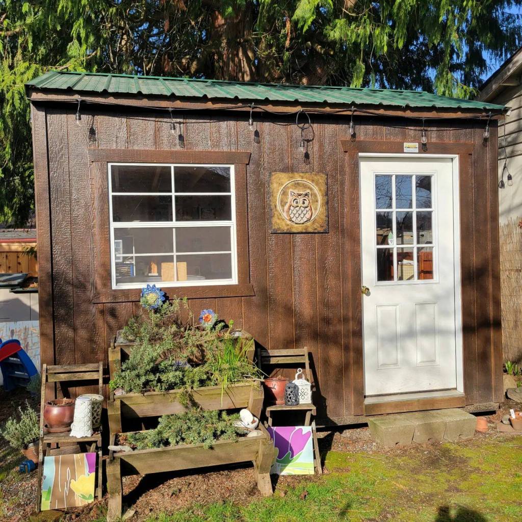 Printmaker Renee Looks studio. Photo provided by Jessie Kotarski