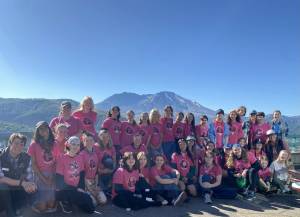 GeoGirls brought students from Oregon and Washington to Mt. St. Helens for a five-day summer trip. Courtesy photo