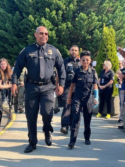 Ino the day he was sworn in as honorary chief.