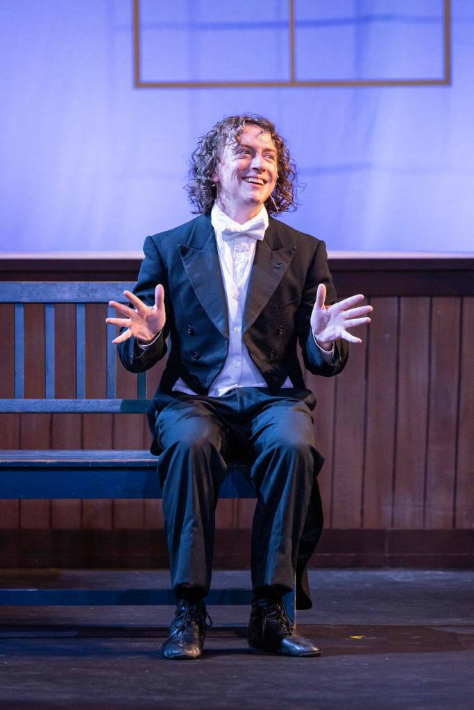 Robin Langenhop as Laurie Laurence in Little Women the Broadway musical at Renton Civic Theatre. Photo courtesy of Colin Madison Photography