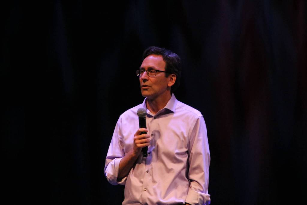 On Sept. 19, Gov. Bob Ferguson made a stop at Renton High School to discuss financial aid for college. Photo by Bailey Jo Josie/Sound Publishing
On Sept. 19, Gov. Bob Ferguson made a stop at Renton High School to discuss financial aid for college. Photo by Bailey Jo Josie/Sound Publishing