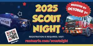The Renton Regional Fire Authority are hosting the 2025 Scout Night on Oct. 7