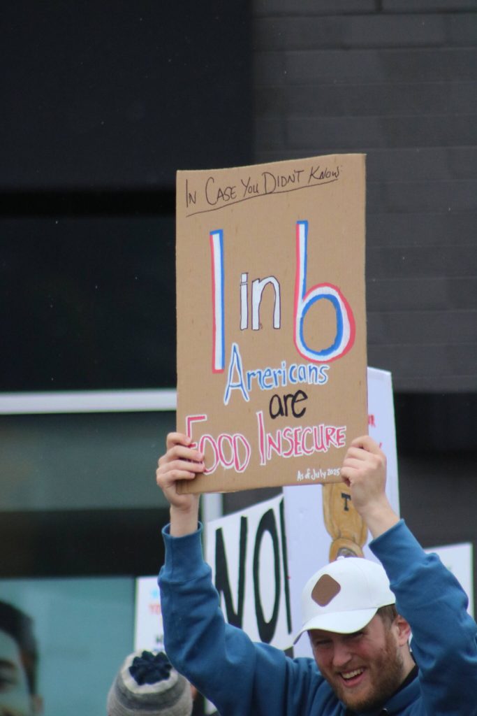 Renton Landing protest. Photo by Bailey Jo Josie/Sound Publishing.