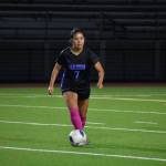 Kalia Walker dribbles the ball for Hazen against Mercer Island. Ben Ray / The Reporter
