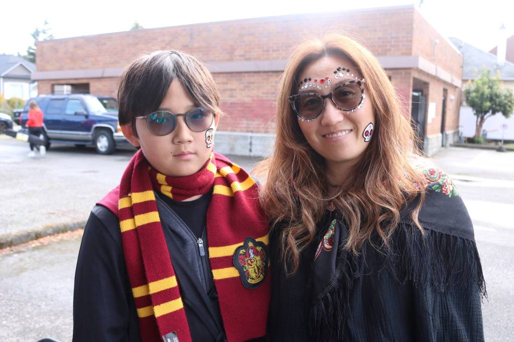 Hyunjoo Koo (right) was a vendor at the event for Studio Vignette Collective. Photos by Bailey Jo Josie/Sound Publishing