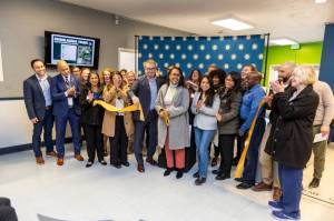 Renton city officials cut the ribbon alongside representatives from Renton School District and HCP OneHealthPort to celebrate the Student Health Hub being available in all city schools. Photo provided by the city of Renton