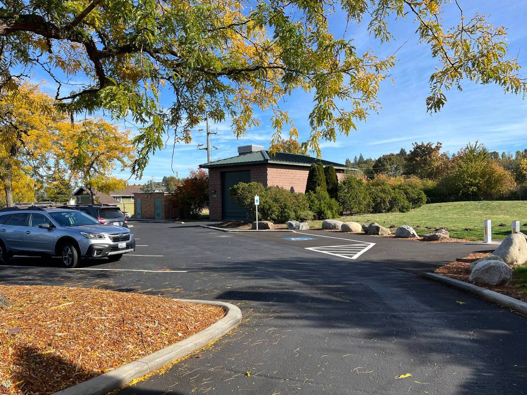 Renovations to the parking lot added ADA stalls. Photo provided by the city of Renton
