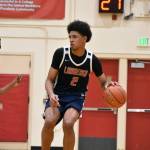 James Huff IV holds up play for Lindbergh against Renton. Ben Ray / The Reporter