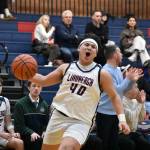 Trinidad Valentino English gives a smile after stepping out of bounds. Ben Ray / The Reporter