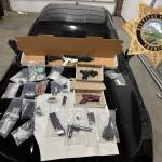Items seized from the suspects home. Courtesy photo.
