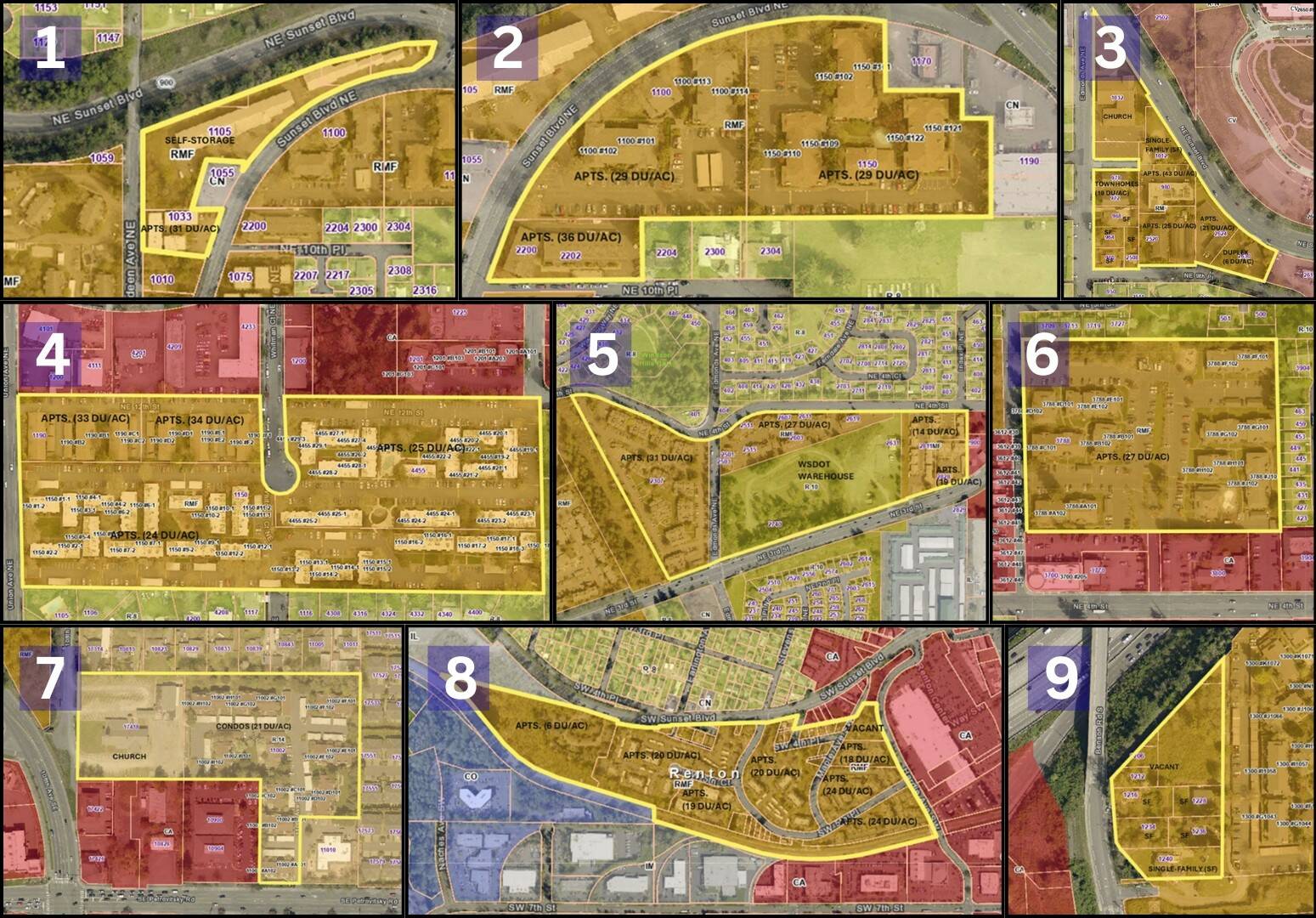 レントンページ Renton rezones nine sites for higher housing density | Renton Reporter