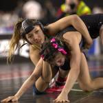 Vina Nguyen in action during her championship match.