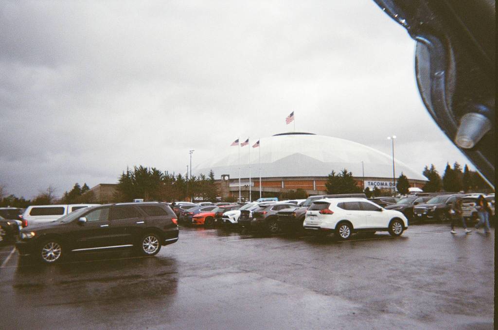 Tacoma Dome on film from a disposable camera. Ben Ray / Sound Publishing