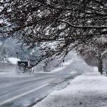 Snow covers Petrovitsky Road on March 13 in Fairwood. Photo courtesy of Kevin Pieczynski-Jones