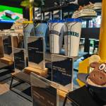 To celebrate 50 years of Mariners, T-Mobile Park is going all out with anniversary merchandise and memorabilia. Photo by Benjamin Ray/Sound Publishing