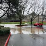Photo of the flooding. Courtesy of Renton Police Department.