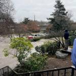 Photo of the flooding. Courtesy of Renton Police Department.