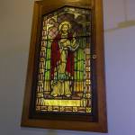 Photo by Bailey Jo Josie/Sound Publishing
The Renton Lutheran Churchs original stained glass window is part of the decor at Luthers Table, reminding guests of the spaces faith-based roots.