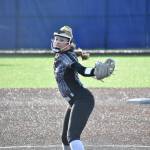 Malin Homes pitches for Inglemoor against Liberty. Ben Ray / The Reporter