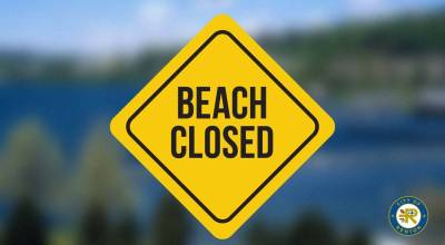The beach at Gene Coulon Park will be closed to swimming until further notice. Photo provided by the city of Renton