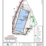 This diagram shows the proposed tree removals (in red) for the proposed project, from the Tree Conservation Plan by Soundview Consultants. Accessed via city documents.