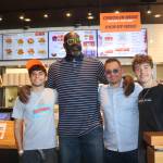Shaquille ONeal with Mayor Armondo Pavone and his sons Roman and Dominic. Photo by Bailey Jo Josie/Sound Publishing.