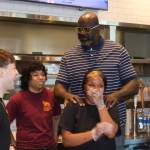 Big Chicken staff were beyond excited to meet the Big Aristotle, DJ Diesel himself, Shaq. Photo by Bailey Jo Josie/Sound Publishing.