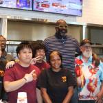 Shaquille ONeal took photos with many people at the Big Chicken in Renton on June 21. Photo by Bailey Jo Josie/Sound Publishing.