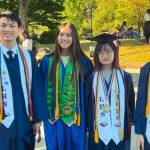 Photo provided by Helping Link
Four Helping Link volunteers graduated high school this year. From left to right: Khiem Tu, Angelica Nguyen, Rowan Chien, and Daniel Bui.